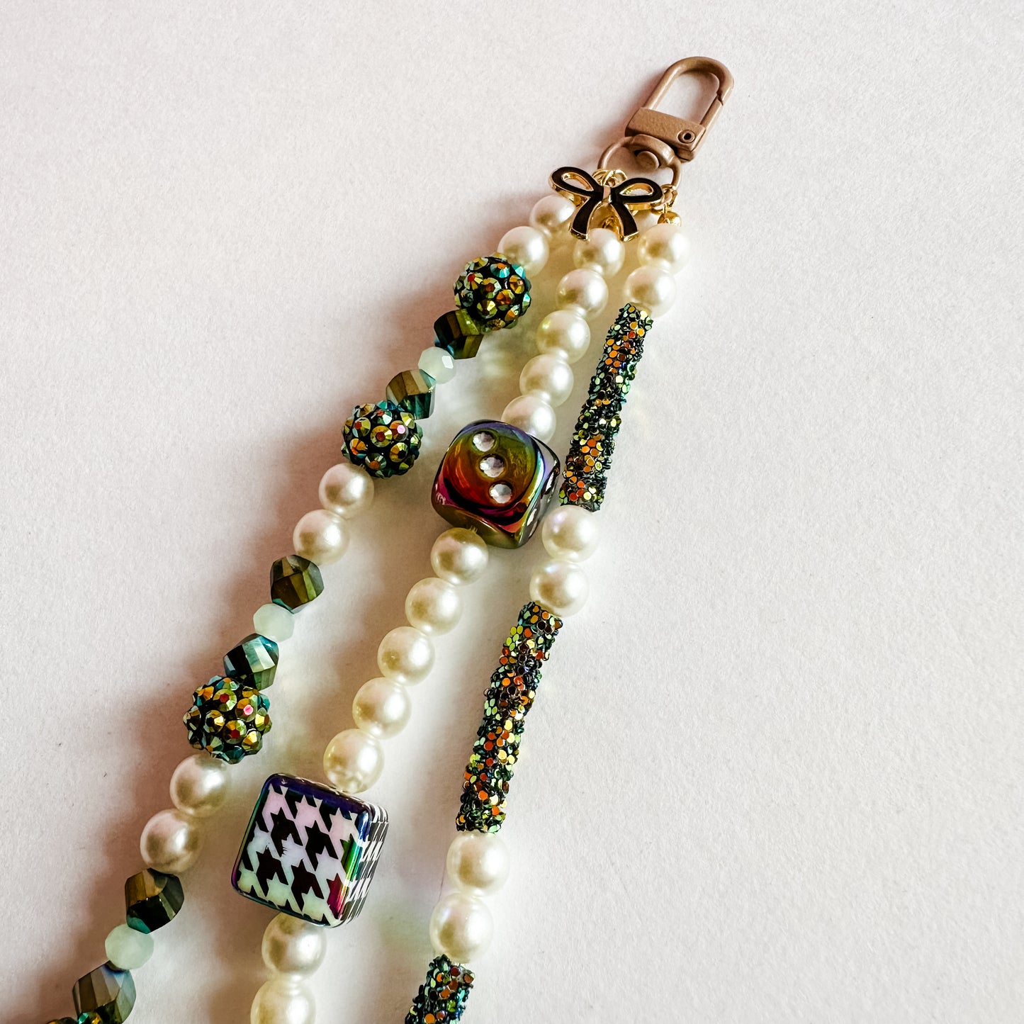 The Blair Beaded Bag Charm